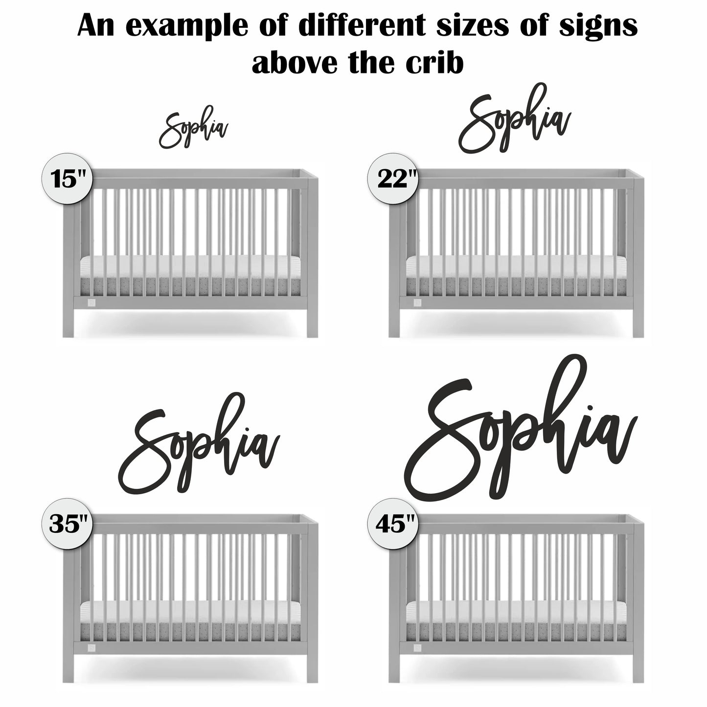 Personalized Wooden Name Sign with LIVE PREVIEW (10 font options)