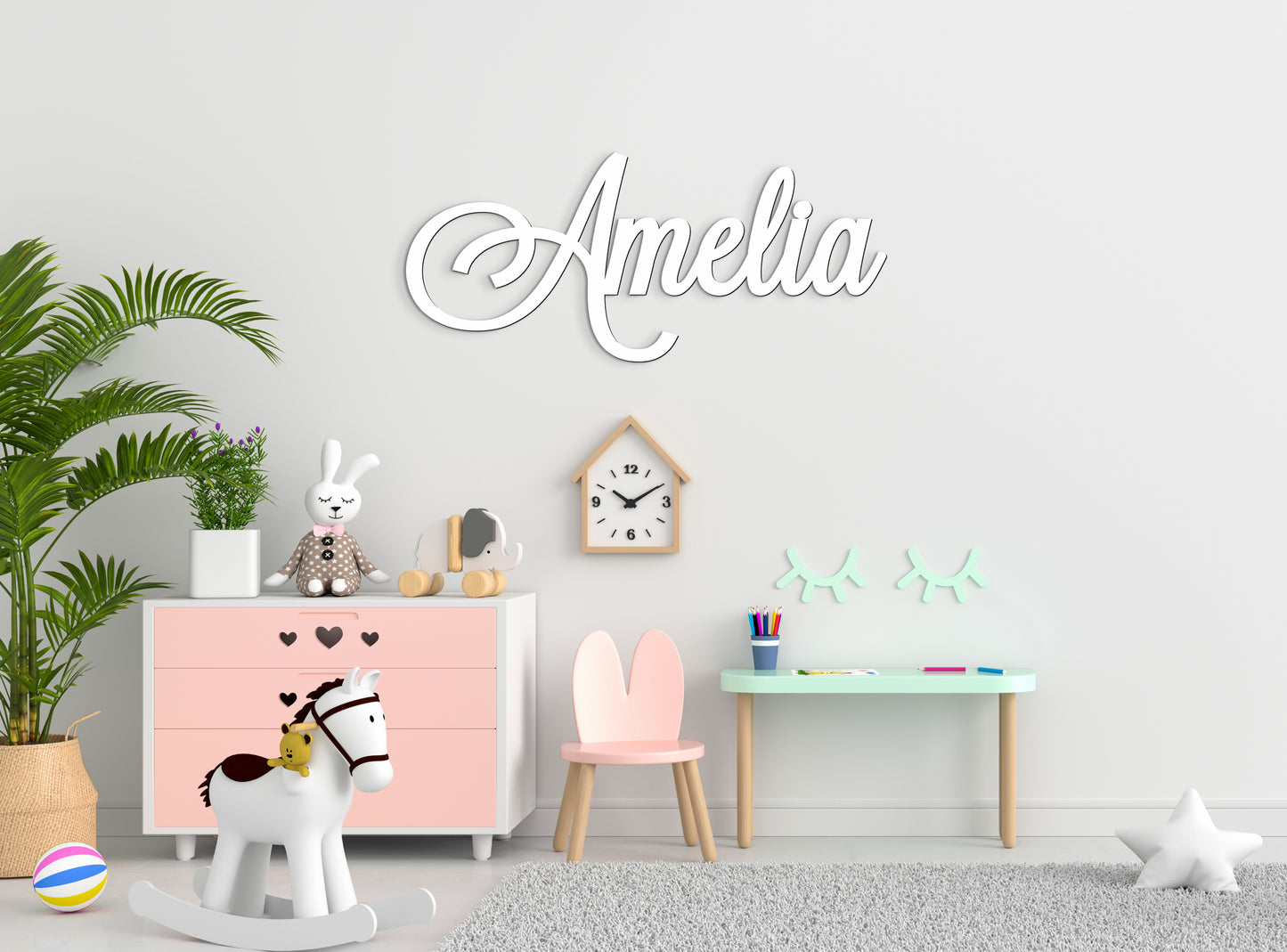 Personalized Wooden Name Sign Style 7